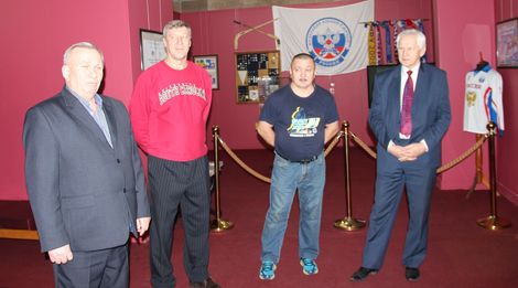 Открытие выставки «Русский хоккей в фалеристике и медальерном искусстве»