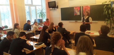 Музейное занятие, посвященное ноябрьским памятным датам, прошло в 58-ой школе г. Ульяновска