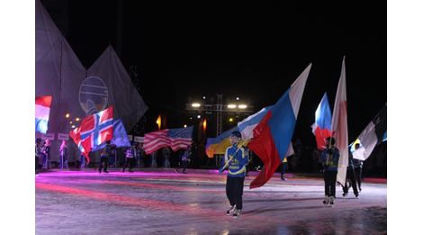 Порядка трёх тысяч жителей и гостей Ульяновской области приняли участие в церемонии чествования победителей группы А чемпионата мира по хоккею с мячом