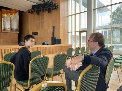 Фабио Мастранджело поздравил регион с новым концертным залом