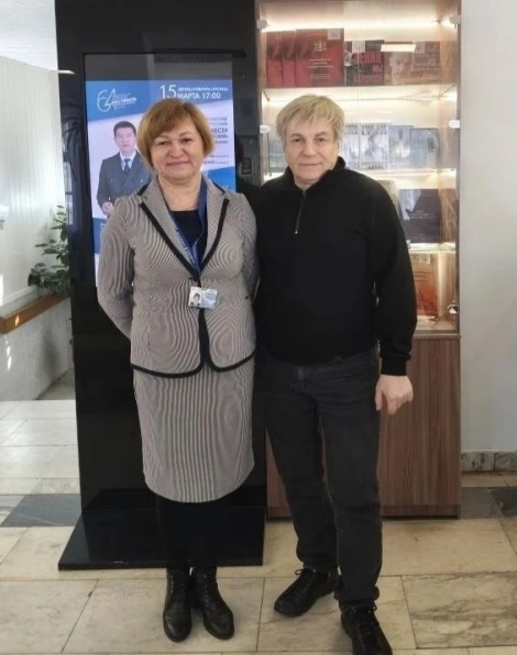 Дом-музей В.И. Ленина посетил известный певец Виктор Салтыков 