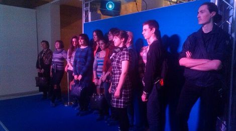 Интерактивную выставку «Гимн России» посетили студенты Музыкального училища им. Г.И. Шадриной УлГУ