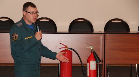 Занятие по пожарной безопасности и антитеррористической деятельности